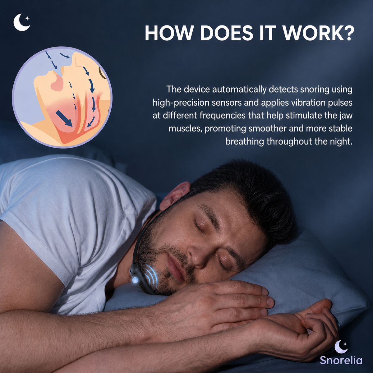 Snorexi Noctra™ Smart Sleep Device